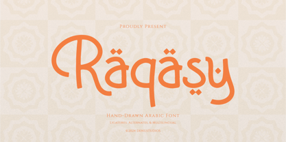 Raqasy Font Poster 1