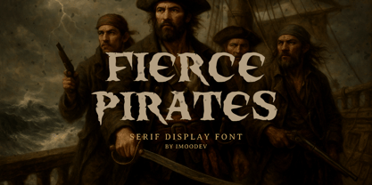 Fierce Pirates Font Poster 1