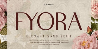 Fyora Font Poster 1