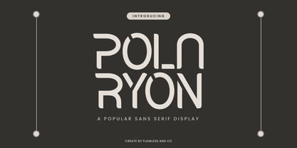 Polaryon Font Poster 1