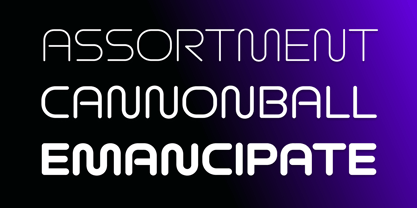 Omnium Wide Font Poster 2