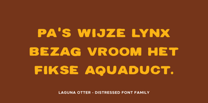 Laguna Otter Font Poster 5