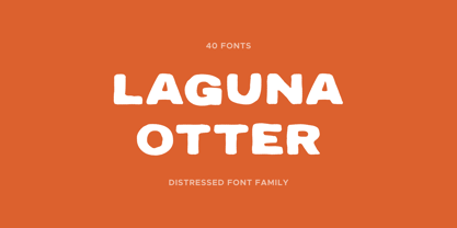 Laguna Otter Font Poster 1