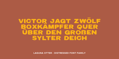 Laguna Otter Font Poster 11