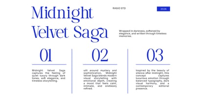 Vorello Font Poster 5
