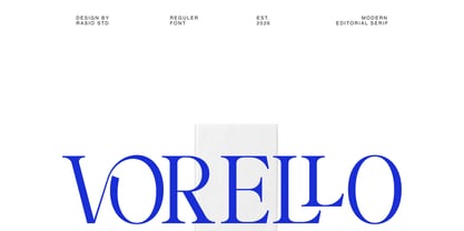 Vorello Font Poster 1