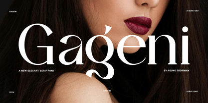 Gageni Font Poster 1