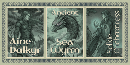Sealgair Font Poster 5