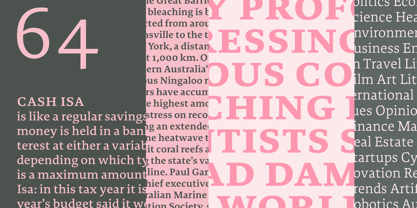 Edit Serif Pro Font Poster 3