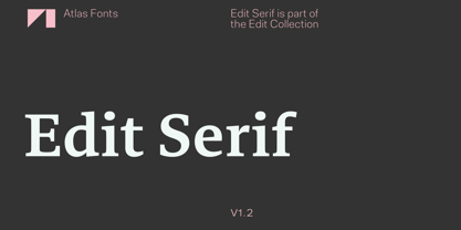 Edit Serif Pro Font Poster 1