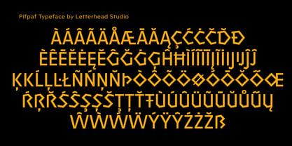Pifpaf Display Font Poster 6