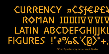 Pifpaf Display Font Poster 4