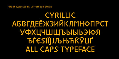 Pifpaf Display Font Poster 7