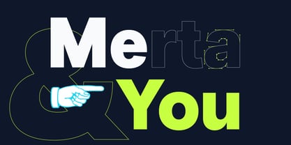 Merta Sans Font Poster 5