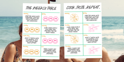 Sweet Trace Font Poster 7