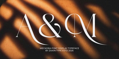Meckora Font Poster 7