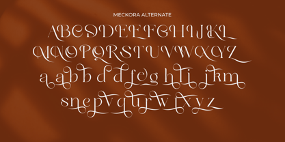 Meckora Font Poster 6