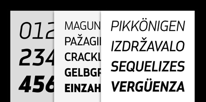 Metroflex Uni Font Poster 4