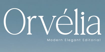 Orvelia Font Poster 1