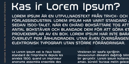 SpectroSpace Font Poster 2