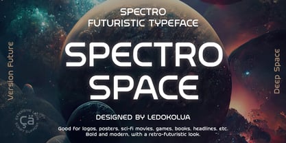 SpectroSpace Font Poster 1