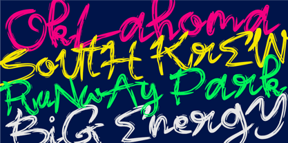 Flashy Style Font Poster 5