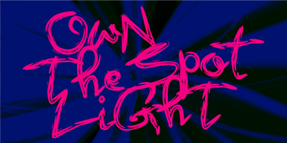 Flashy Style Font Poster 2