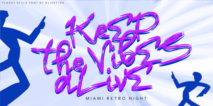Flashy Style Font Poster 4