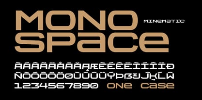 Minematic Font Poster 4