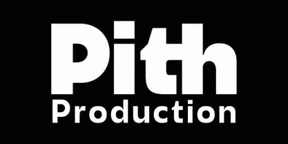 Pith Font Poster 8