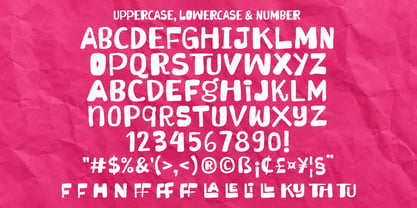 Angellin Freaky Font Poster 2