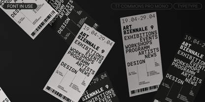 TT Commons™ Pro Font Poster 11