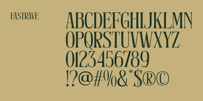 Eastrave Font Poster 6