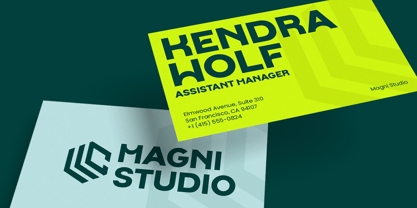 Wolgen Font Poster 4