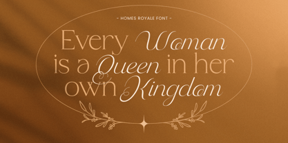 Homes Royale Font Poster 8