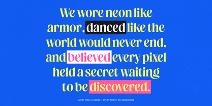 Crashed Font Poster 7