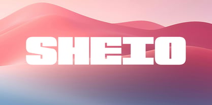 Sheio Font Poster 1