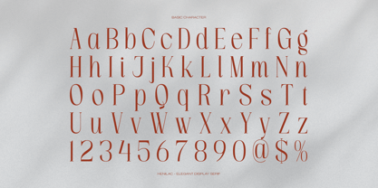 Henilac Font Poster 10