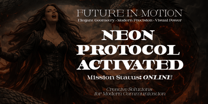Qorvyn Font Poster 8