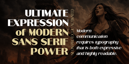 Qorvyn Font Poster 7