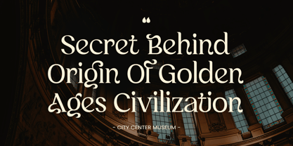 Author Font Poster 3