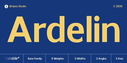 Ardelin Font Poster 1