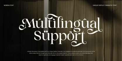 Mobina Font Poster 12