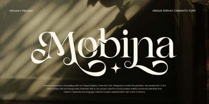 Mobina Font Poster 1