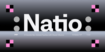Natio Font Poster 1