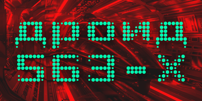 Archive Matrix Font Poster 3
