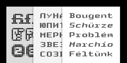 Archive Matrix Font Poster 4