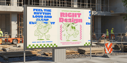 Fresh Chunky Font Poster 6