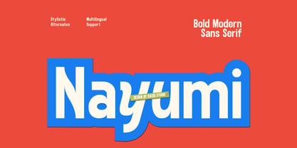 Nayumi Font Poster 1