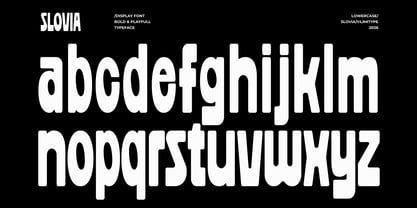 Slovia Font Poster 9